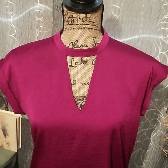 Express Keyhole Style Blouse Size S - Picture 3 of 7